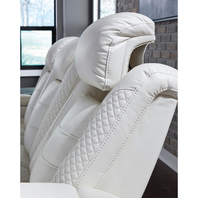 Signature Design by Ashley Party Time 3700415 Power Reclining Sofa with Adjustable Headrest IMAGE 10
