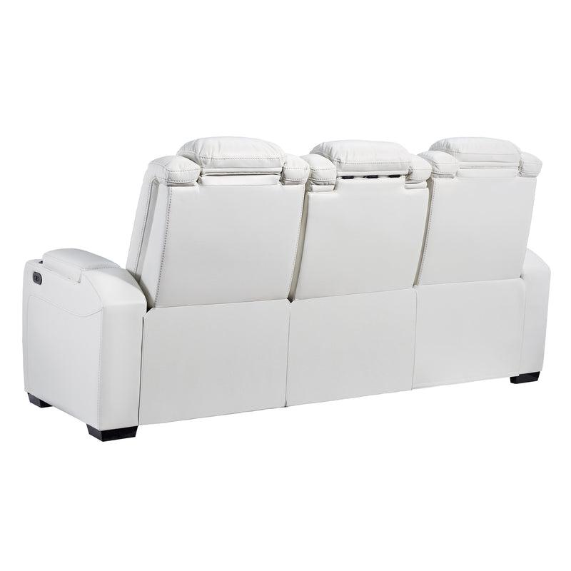 Signature Design by Ashley Party Time 3700415 Power Reclining Sofa with Adjustable Headrest IMAGE 8