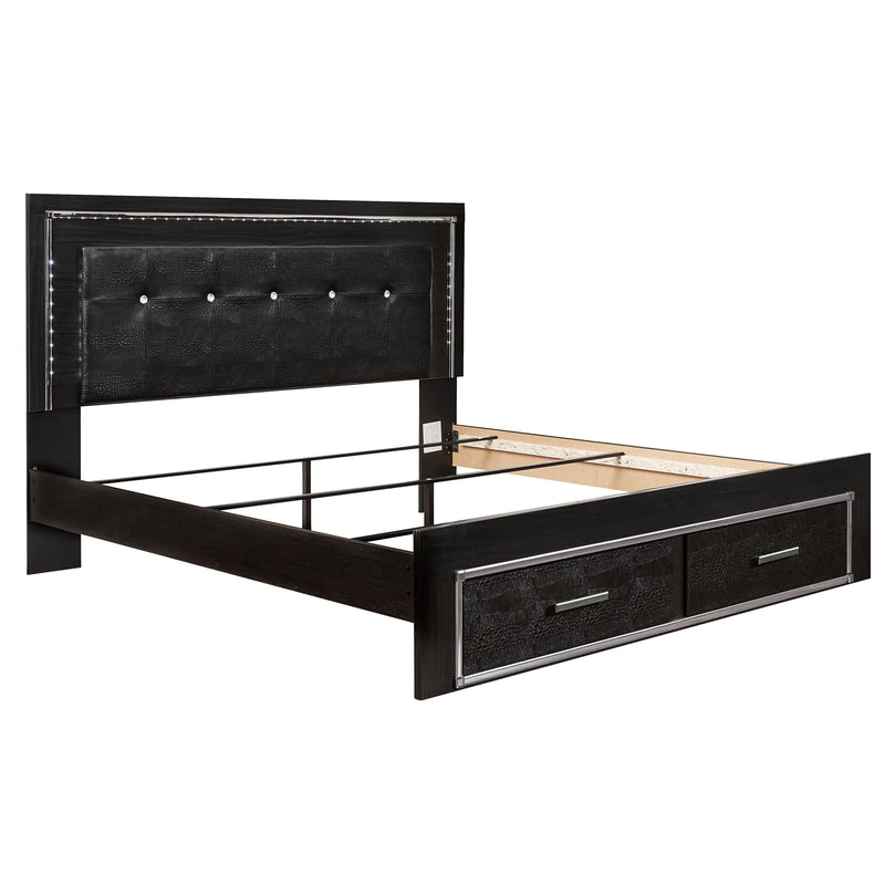 Signature Design by Ashley Kaydell King Upholstered Panel Bed with Storage B1420-58/B1420-56S/B1420-95/B100-14 IMAGE 4