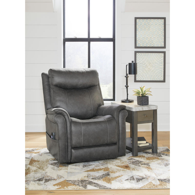  Signature Design by Ashley Lorreze Leather Look Lift Chair with Heat and Massage 8530512 IMAGE 8