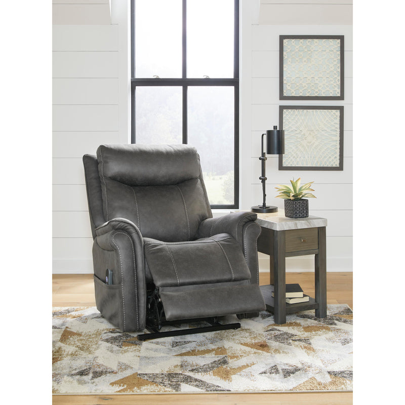  Signature Design by Ashley Lorreze Leather Look Lift Chair with Heat and Massage 8530512 IMAGE 9