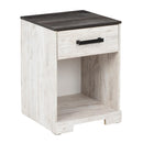 Signature Design by Ashley Shawburn EB4121-191 One Drawer Night Stand IMAGE 2
