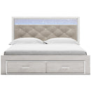 Signature Design by Ashley Altyra King Upholstered Panel Bed with Storage B2640-58/B2640-56S/B2640-95 IMAGE 2