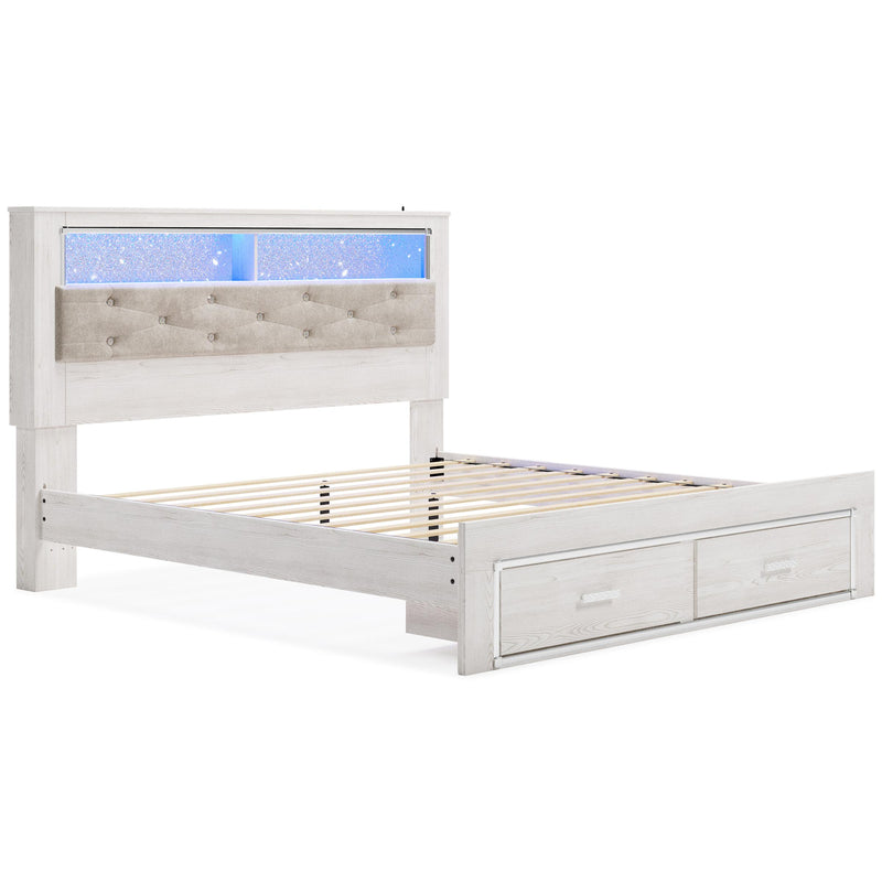 Signature Design by Ashley Altyra King Upholstered Bookcase Bed with Storage B2640-69/B2640-56S/B2640-95 IMAGE 5