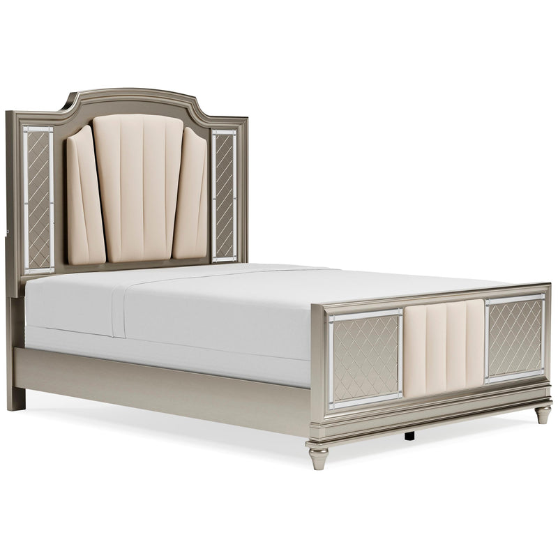Signature Design by Ashley Chevanna Queen Upholstered Panel Bed B744-57/B744-54/B744-96 IMAGE 1