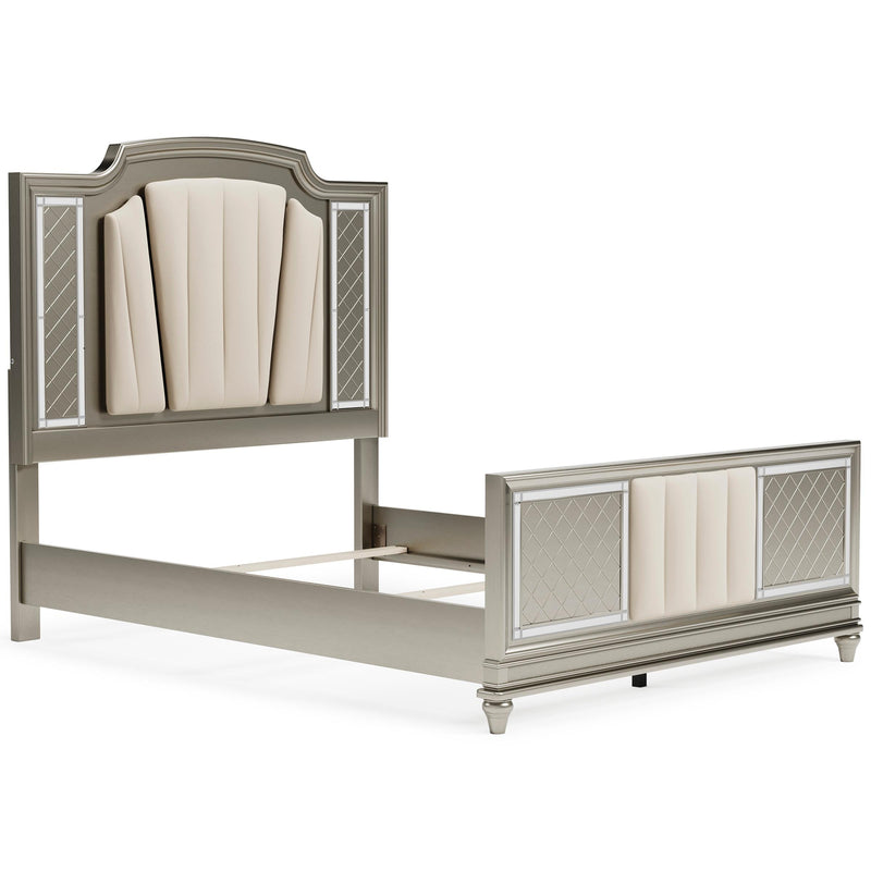 Signature Design by Ashley Chevanna Queen Upholstered Panel Bed B744-57/B744-54/B744-96 IMAGE 5