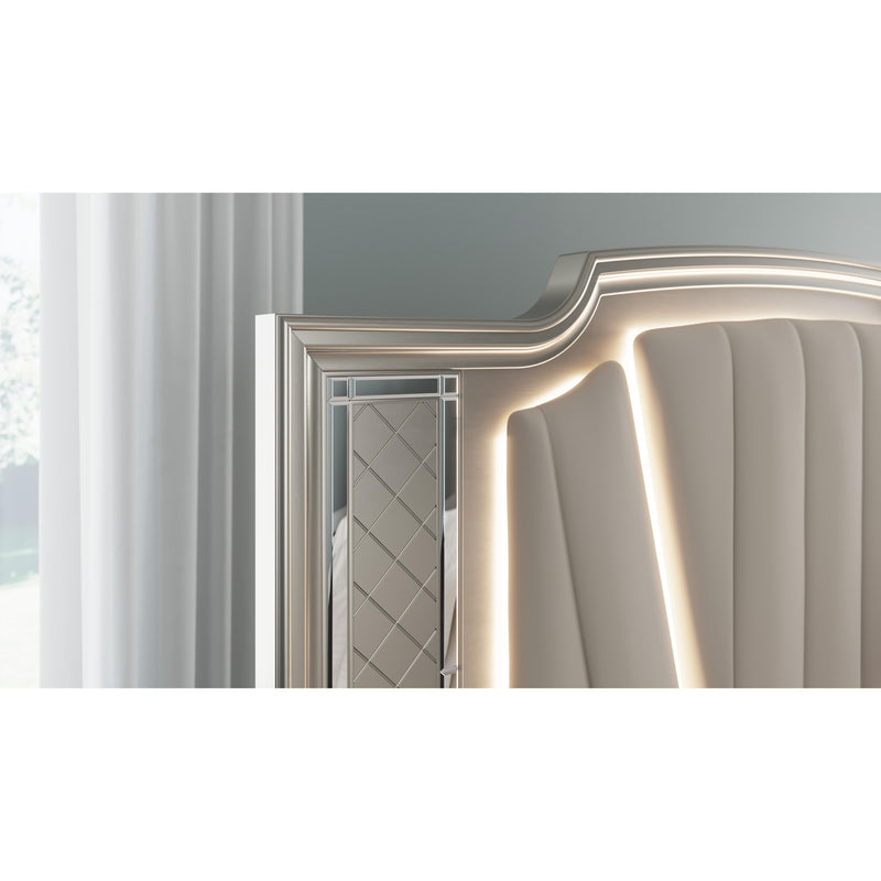 Signature Design by Ashley Chevanna Queen Upholstered Panel Bed B744-57/B744-54/B744-96 IMAGE 7