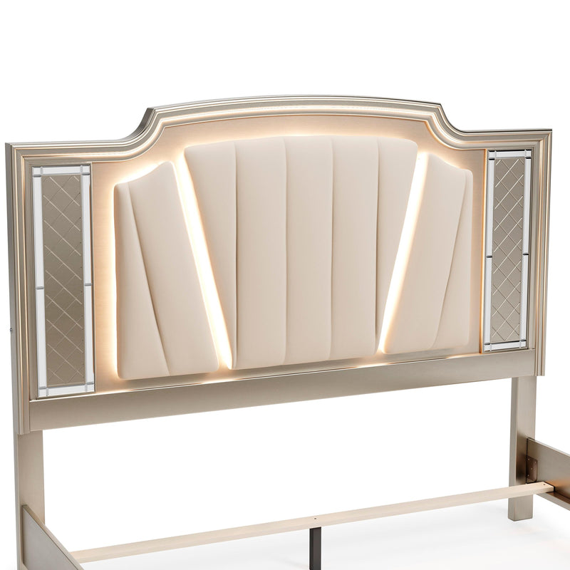 Signature Design by Ashley Chevanna California King Upholstered Panel Bed B744-58/B744-56/B744-94 IMAGE 6