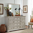  Liberty Furniture Industries Inc. Big Valley 361W-BR-DM Dresser & Mirror IMAGE 2