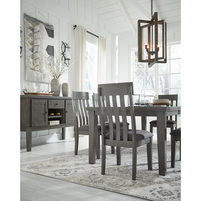 Signature Design by Ashley Hallanden D589-35 Rectangular Dining Room Butterfly Extension Table IMAGE 8