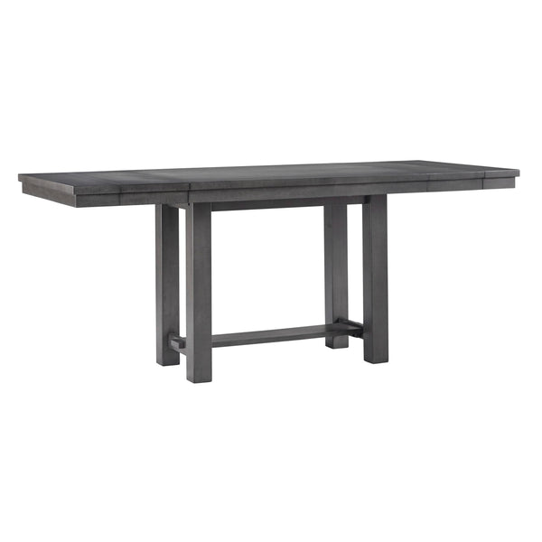 Signature Design by Ashley Myshanna Counter Height Dining Table with Trestle Base D629-32 IMAGE 1