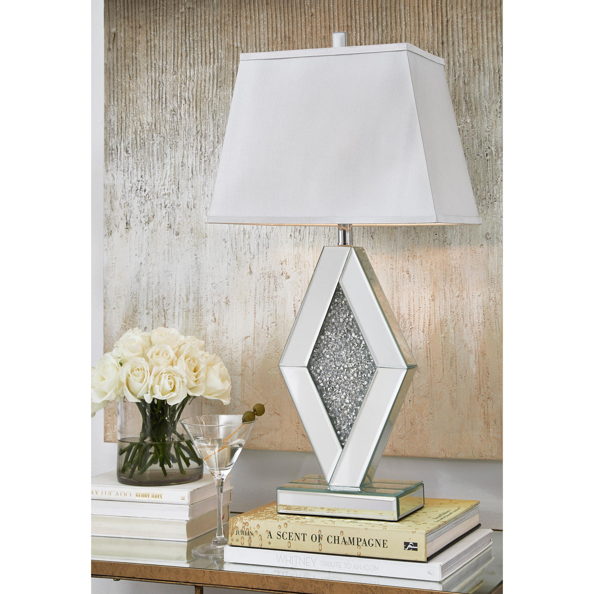 Signature Design by Ashley Prunella L429034 Mirror Table Lamp