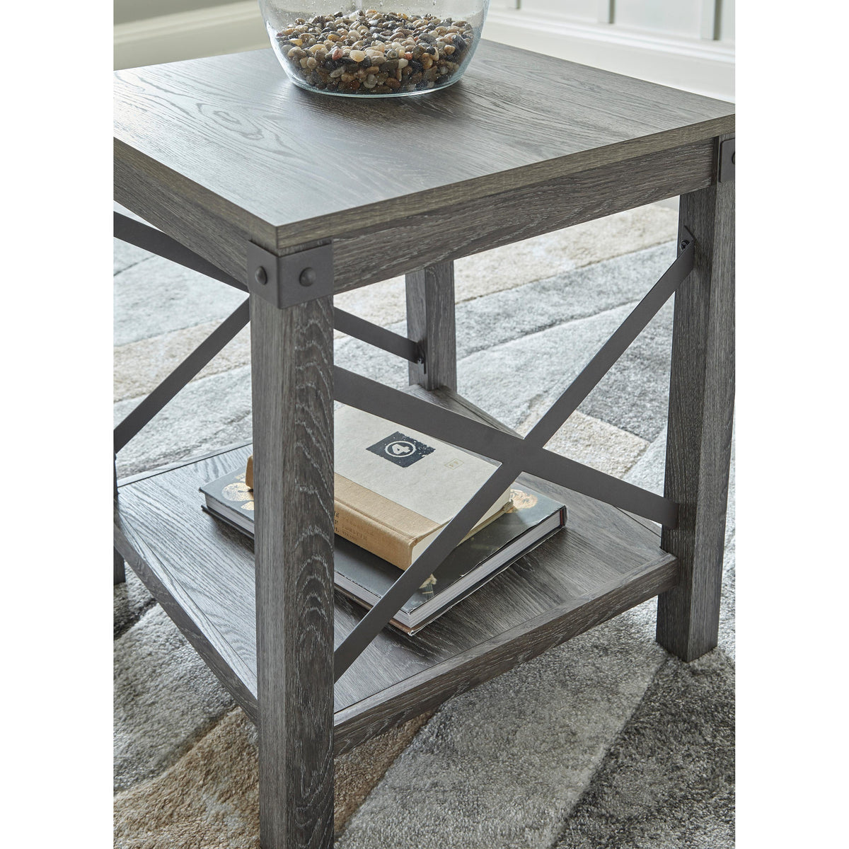 Signature Design by Ashley Freedan T175-2 Square End Table