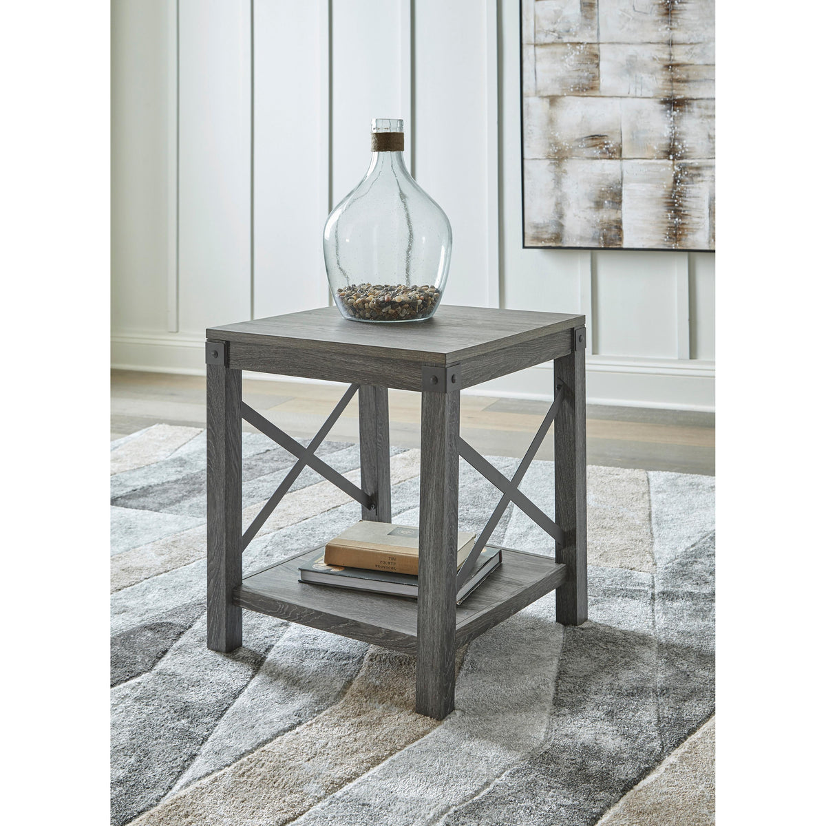Signature Design by Ashley Freedan T175-2 Square End Table