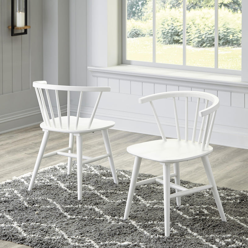 Grannen Side Chair - White - (D407-01) Grannen Side Chair - White - (D407-01)