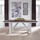  Liberty Furniture Industries Inc. Farmhouse 139WH-T4078 Fixed Top Trestle Table IMAGE 6