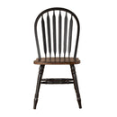  Liberty Furniture Industries Inc. Carolina Crossing 186B-C1000S Windsor Side Chair - Black IMAGE 1