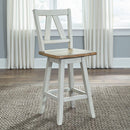  Liberty Furniture Industries Inc. Lindsey Farm 62WH-B250324 Counter Height Swivel Chair IMAGE 8