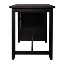  Liberty Furniture Industries Inc. Brook Creek 942B-CD-5CTS 5 Piece Counter Set - Black IMAGE 5