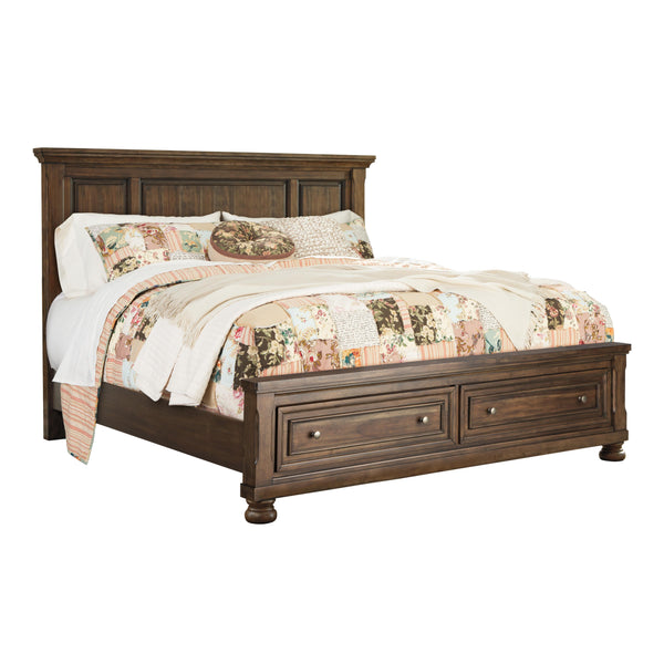 Signature Design by Ashley Flynnter King Panel Bed with Storage B719-58/B719-76/B719-99 IMAGE 1