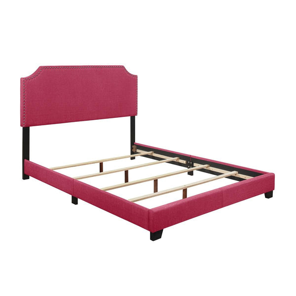 Homelegance Queen Upholstered Bed SH235PNK-1 IMAGE 1