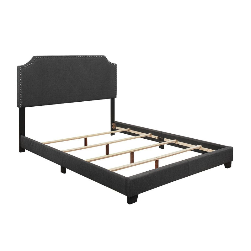 Homelegance King Upholstered Bed SH235KDGR-1 IMAGE 1