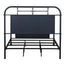  Liberty Furniture Industries Inc. Vintage 179-BR17HFR-N Full Metal Bed - Navy IMAGE 4