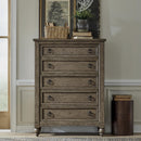  Liberty Furniture Industries Inc. Americana Farmhouse 615-BR41 5-Drawer Chest IMAGE 1