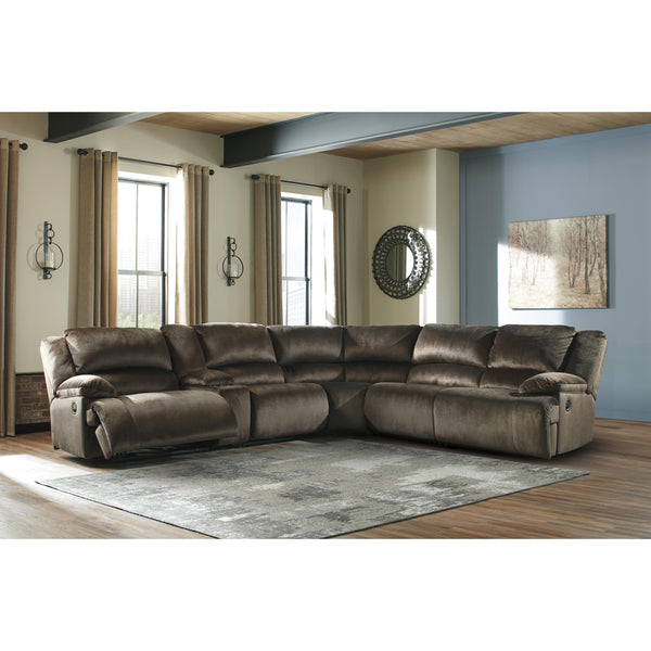 Signature Design by Ashley Clonmel Reclining Fabric 6 pc Sectional 3650440/3650457/3650419/3650477/3650419/3650441 IMAGE 1