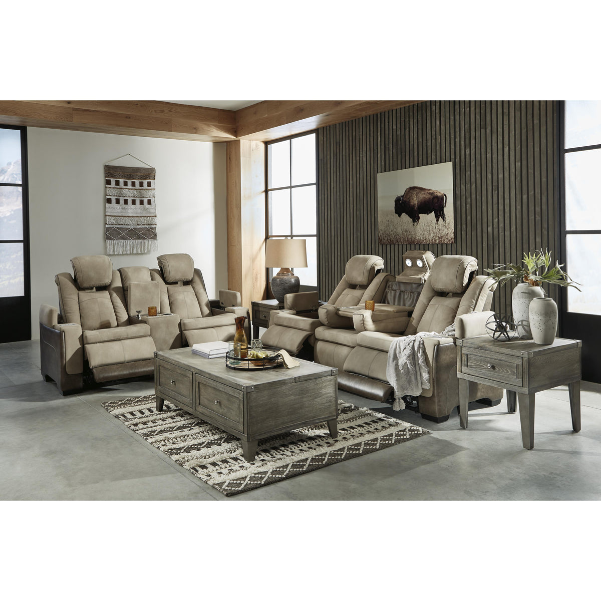ラフレシア Signature Design by Ashley Next-Gen DuraPella 2200318 Power Reclining