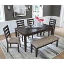 Signature Design by Ashley Ambenrock Dining Table D286-35 IMAGE 9