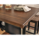 Signature Design by Ashley Dolingham Counter Height Dining Table with Pedestal Base D620-223 IMAGE 12