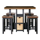 Signature Design by Ashley Dolingham Counter Height Dining Table with Pedestal Base D620-223 IMAGE 2