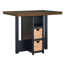 Signature Design by Ashley Dolingham Counter Height Dining Table with Pedestal Base D620-223 IMAGE 3