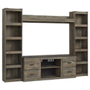  Signature Design by Ashley Trinell EW0446W7 4 pc Entertainment Center IMAGE 1