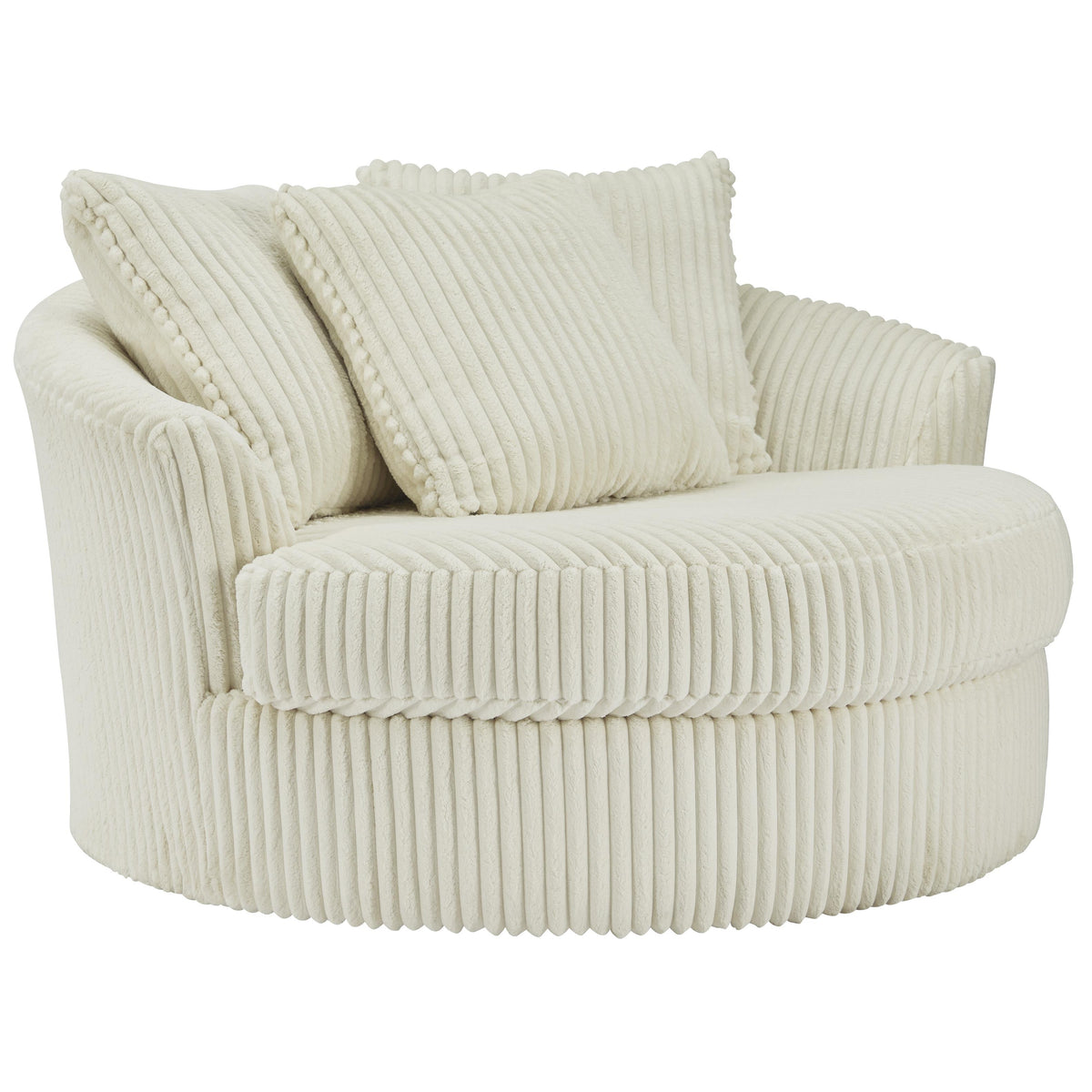 Signature Design by Ashley Lindyn 2110421 Oversized Swivel Accent Chai