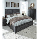 Signature Design by Ashley Foyland Queen Panel Bed with Storage B989-57/B989-54S/B989-96 IMAGE 9