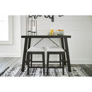 Signature Design by Ashley Noorbrook 3 pc Counter Height Dinette D251-113 IMAGE 11