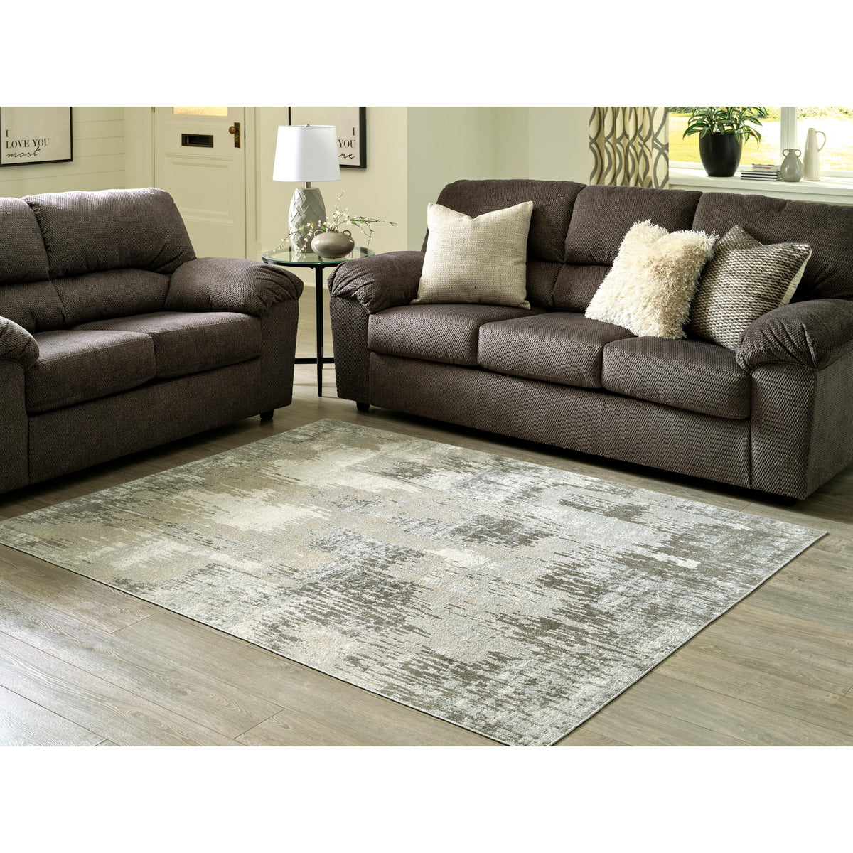 レクレア×2 Signature Design by Ashley Arriston R405562 Washable Medium Rug