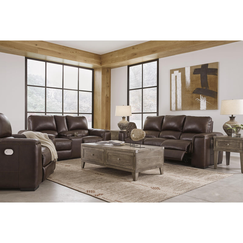 Signature Design by Ashley Alessandro Power Reclining Leather Match Sofa U2550215 IMAGE 14