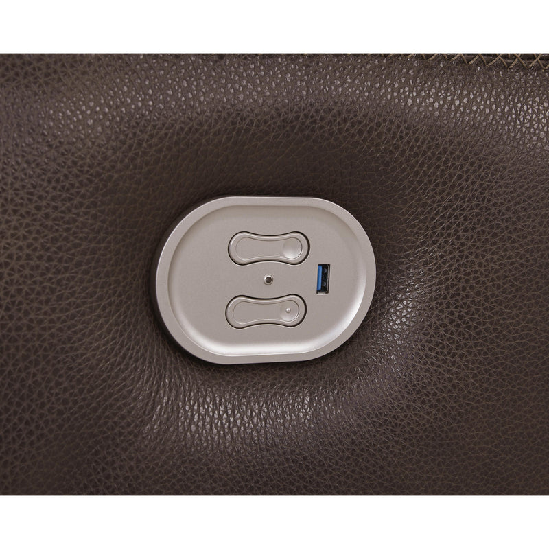 Signature Design by Ashley Alessandro Power Reclining Leather Match Sofa U2550215 IMAGE 9