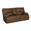 Signature Design by Ashley Francesca Power Reclining Leather Match Loveseat U2570518 IMAGE 1