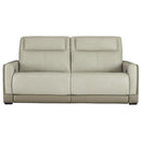 Signature Design by Ashley Battleville Power Reclining Leather Match Sofa U3070547 IMAGE 3