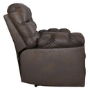 Signature Design by Ashley Derwin Reclining Leather Look Loveseat 2840194 IMAGE 4