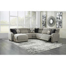 Signature Design by Ashley Colleyville 54405S11 5 pc Power Reclining Sectional with Chaise IMAGE 3