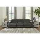 Signature Design by Ashley Center Line U63404S5 3 pc Power Reclining Sectional IMAGE 2
