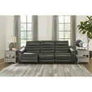 Signature Design by Ashley Center Line U63404S5 3 pc Power Reclining Sectional IMAGE 3