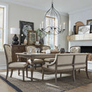  Liberty Furniture Industries Inc. Americana Farmhouse 615-C6501B Uph Shelter Dining Bench IMAGE 2