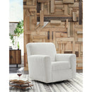 Signature Design by Ashley Herstow Swivel Glider Fabric Accent Chair A3000365 IMAGE 5