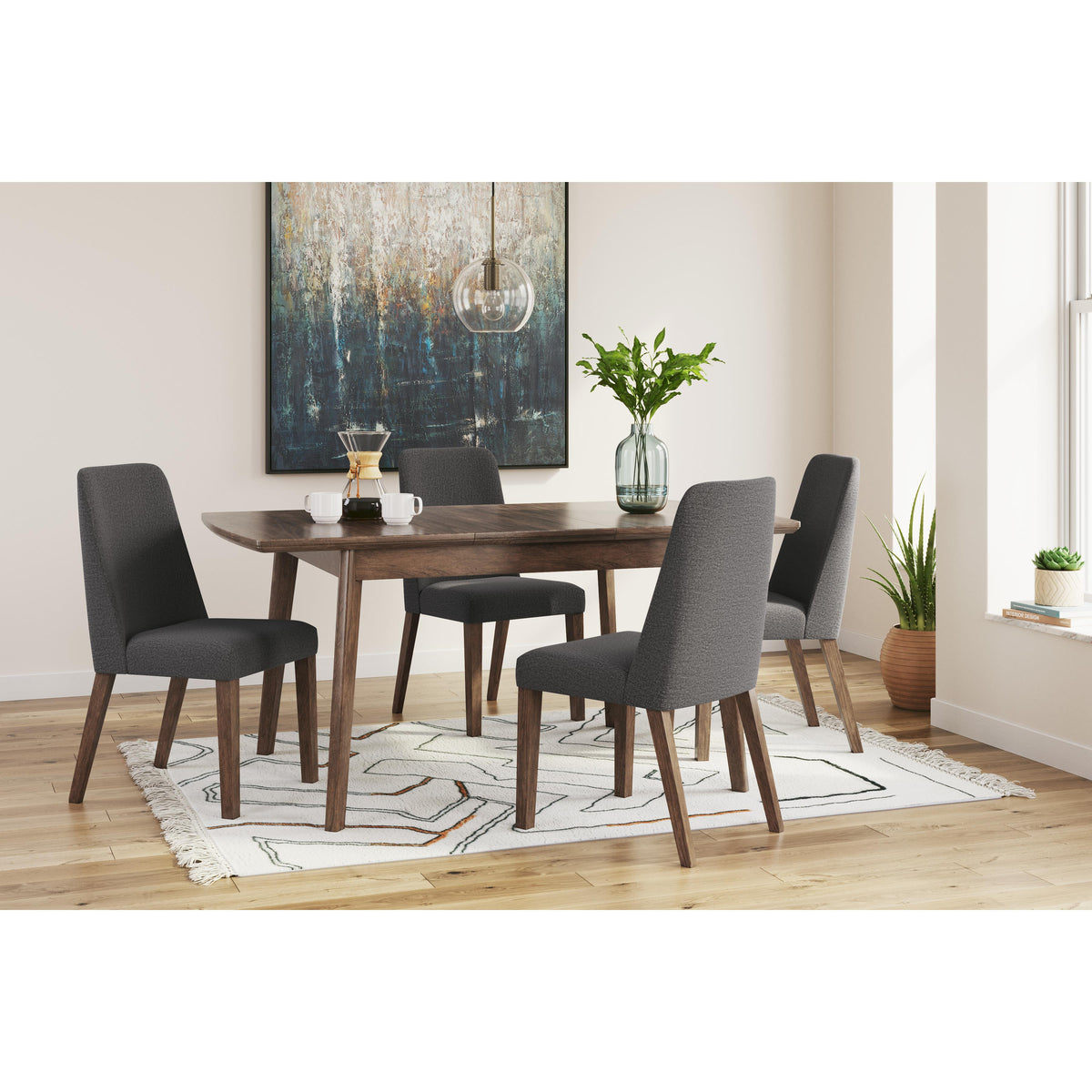 Signature Design by Ashley Lyncott D615-35 Rectangular Dining Room But
